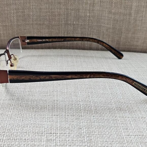 Geoffrey Beene Eyeglasses Half Rim Glasses ENGAGE BRN 50[]18 135 Eye Wear New - Picture 12 of 12